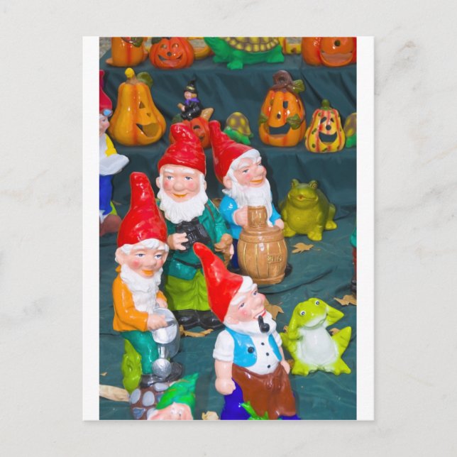 Garden gnome vykort (Framsida)