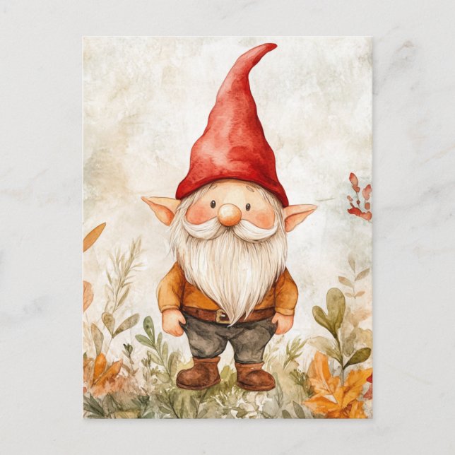 Garden Gnome Vykort (Framsida)