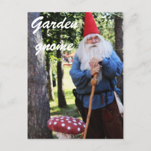 Garden Gnome Vykort