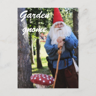 Garden Gnome Vykort