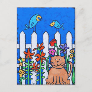 Garden Gnome-vykort Vykort