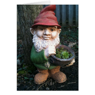 Garden Gnomes Hälsningskort