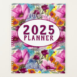 Garden Godhet 2025 Anpassade Blommigt Planner