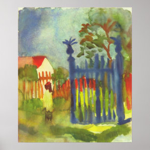 Garden grind efter August Macke Poster
