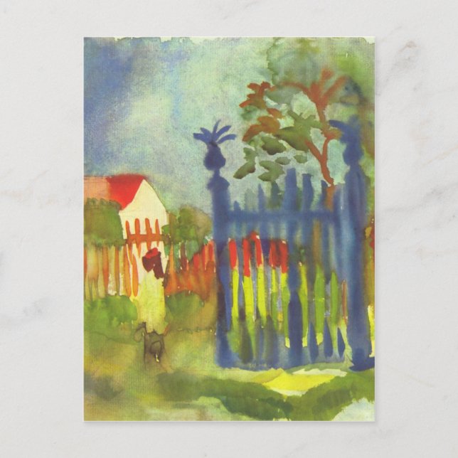 Garden grind efter August Macke Vykort (Framsida)