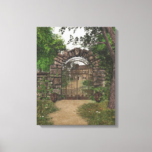 Garden Grind Wrapped Canvas