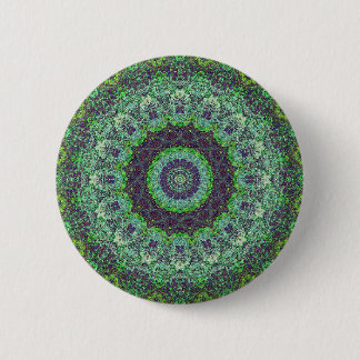 Garden Grönt Abstrakt Mandala Knapp