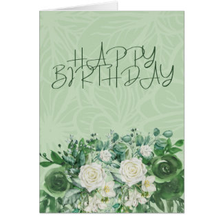 Garden Grönt Blooms OBS Kort