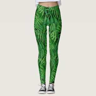 Garden Grönt Fern Leggings: Go Earthy— Leggings