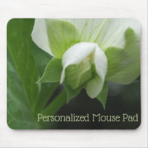 Garden Grönt Sweet Pea Blommar Mouse Pad
