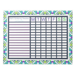 Garden  Growing Weekly Tracker Planner Anteckningsblock