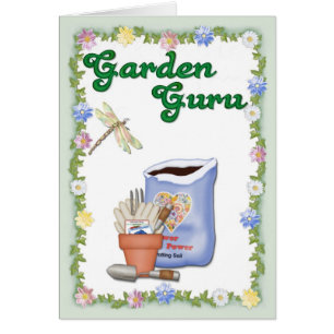 Garden Guru Hälsningskort