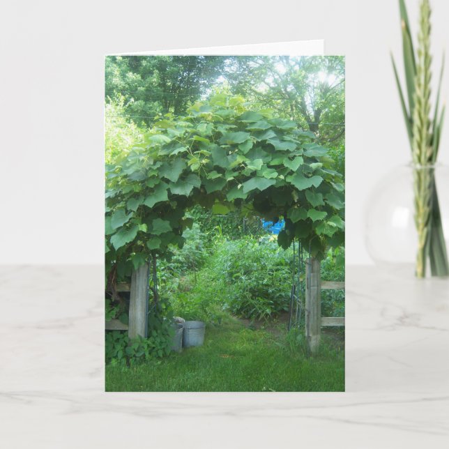 Garden Hälsning Kort (Framsida)