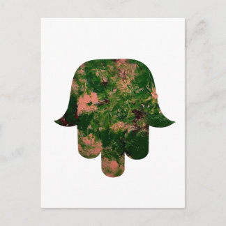 Garden Hamsa Balloon Painting Studio Art Vykort