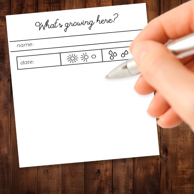 Garden Helper Anteckningsblock (Skapare uppladdad)
