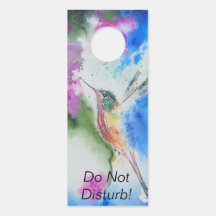Garden Hummingbird Bröllop Door Hangers