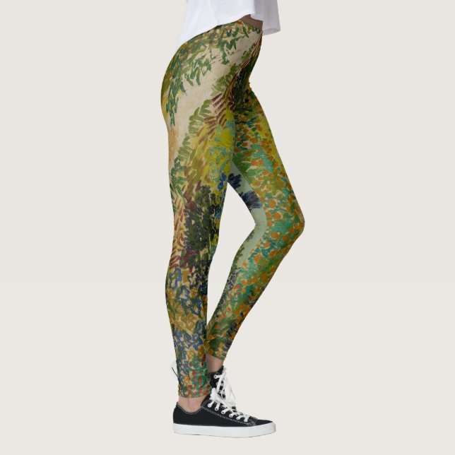 Garden i Arles av Vincent Van Gogh Leggings (Höger)