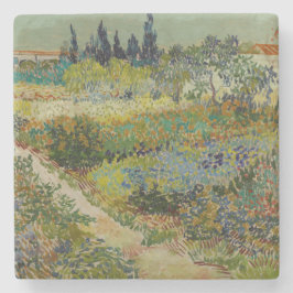 Garden i Arles av Vincent Van Gogh Underlägg Sten