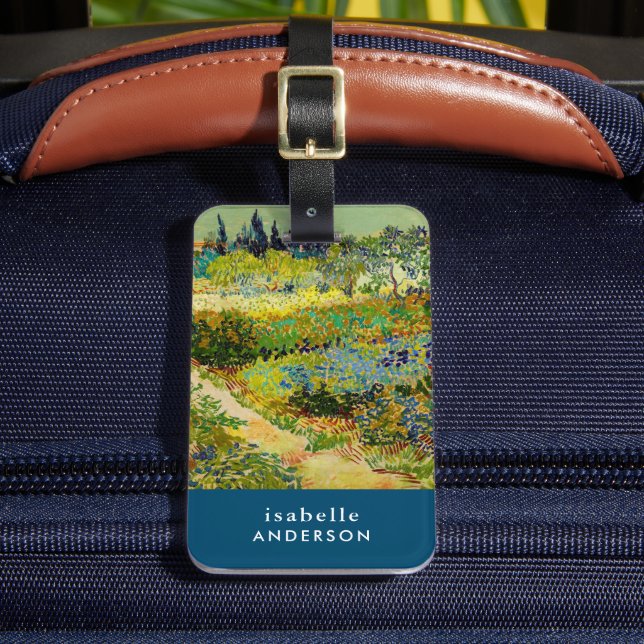 Garden i Arles | Vincent van Gogh Bagagebricka (Framsida Insitu 2)