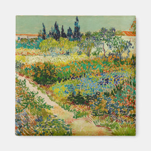 Garden i Arles Vincent Van Gogh Magnet