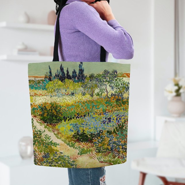 Garden i Arles | Vincent van Gogh Tygkasse (Skapare uppladdad)