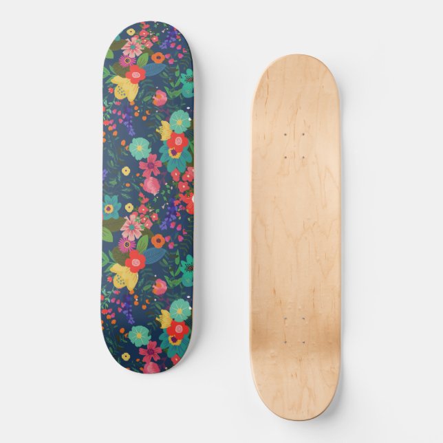 Garden i Blommarna Vår Mini Skateboard Bräda 18,5 Cm (Framsida)