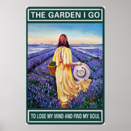 Garden I Go Poster
