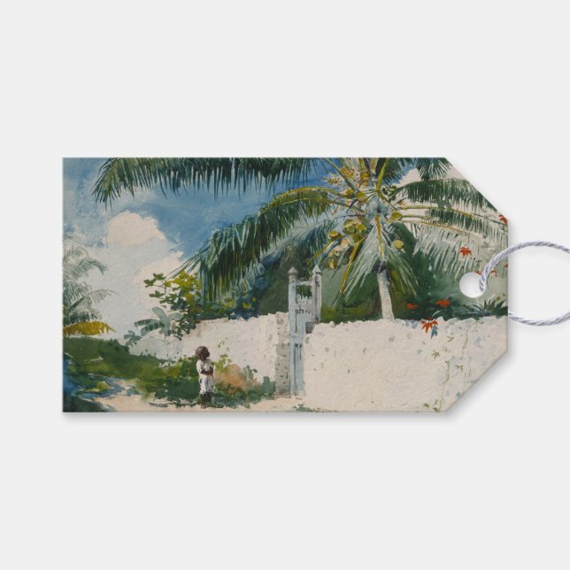 Garden i Nassau (Karibiska konsten) Presentetikett (Framsidan (Horisontell))