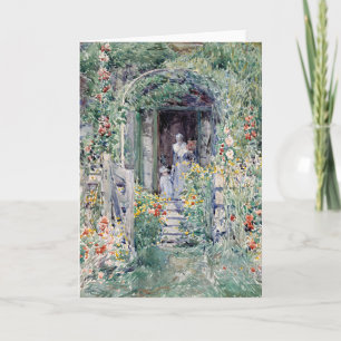 Garden i sitt gloria Childe Hassam Kort