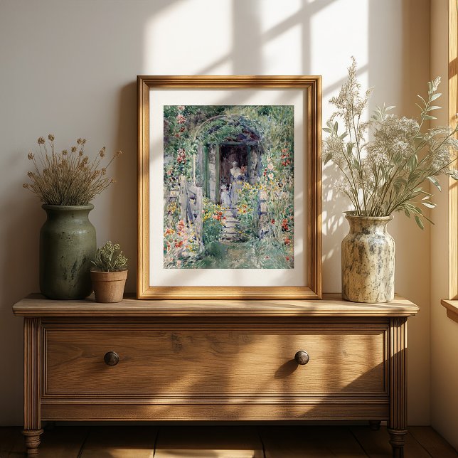 Garden i sitt gloria | Childe Hassam Poster (Skapare uppladdad)