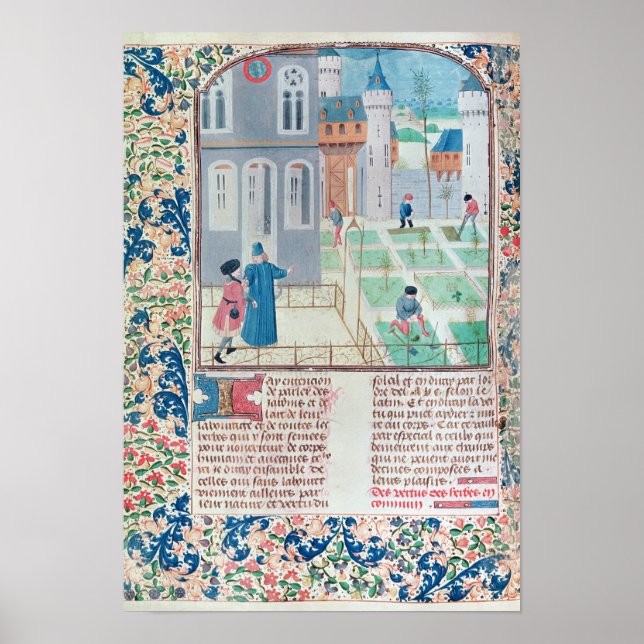 Garden, illustration av "Le Livre des" Poster (Framsidan)