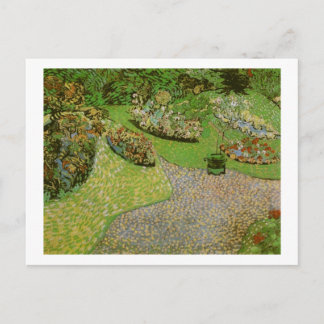 Garden in Auvers (F814) Van Gogh Fine Art Vykort