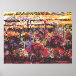 Garden in Giverny - Claude Monet - c1900 Poster