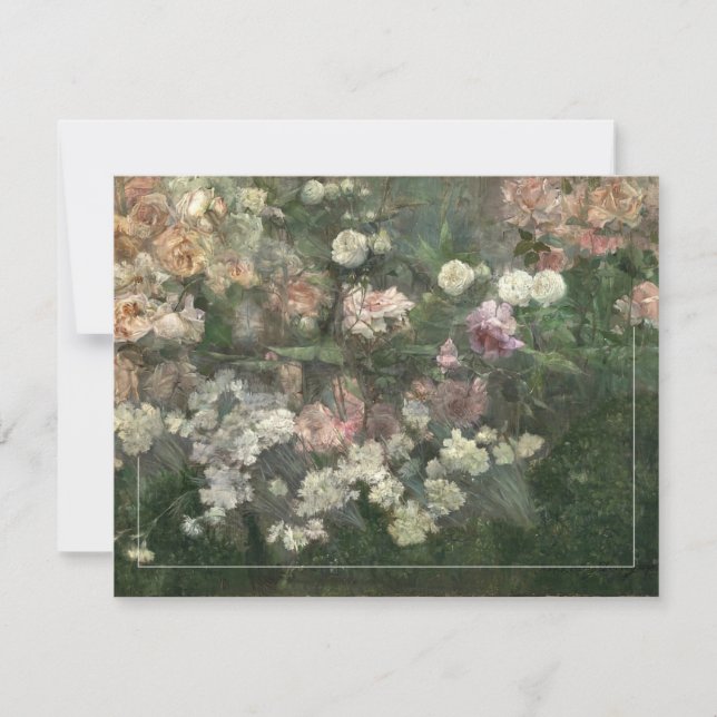 Garden in May Note Card Anteckningskort (Framsida)