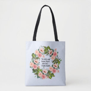 Garden-Inspired Rosa Blommigt, utandningsoffert fö Tygkasse