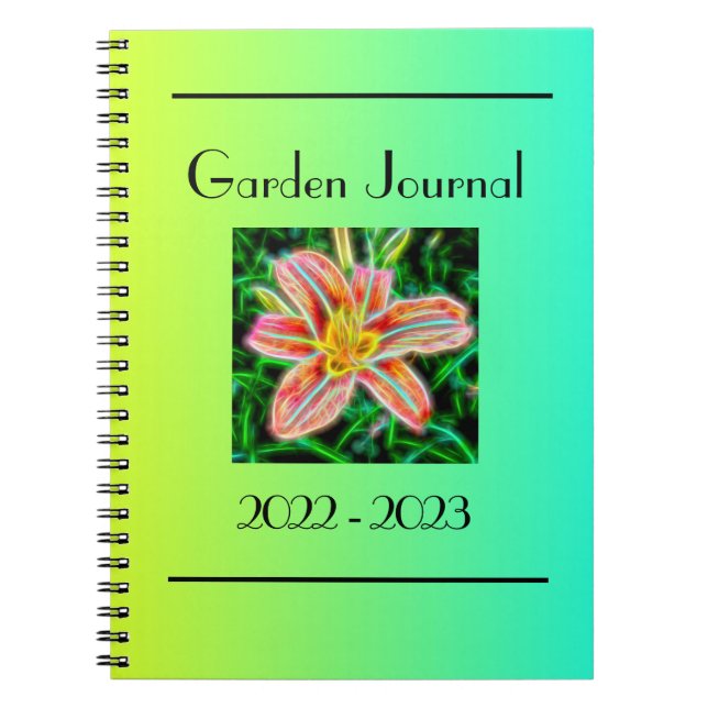 Garden Journal Anteckningsbok (Framsidan)