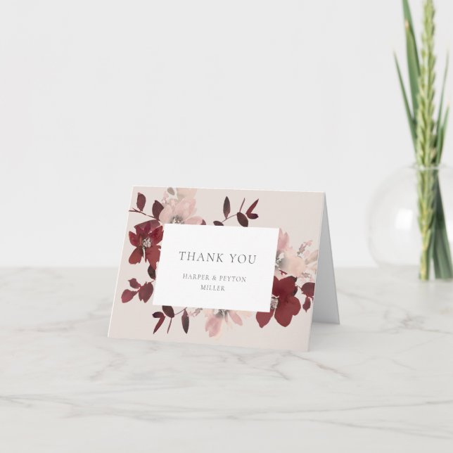 Garden Kärlek - kort för stort tack (Framsida)