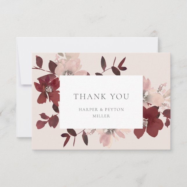 Garden Kärlek - kort för stort tack (Framsida)