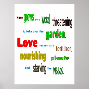 Garden Kärlek Poster