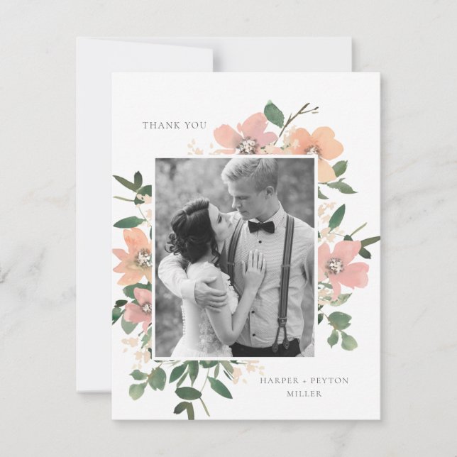 Garden Kärlek Tack Kort (Framsida)