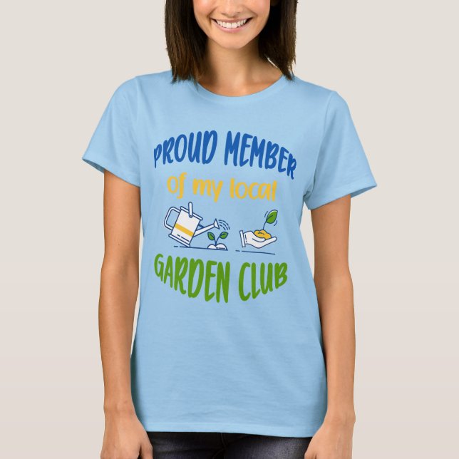 Garden klubb-medlem t shirt (Framsida)