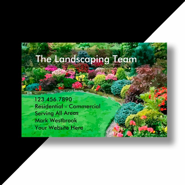 Garden Landscaping Services Visitkort (Skapare uppladdad)