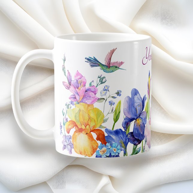 Garden Lila Flower bloom Kaffemugg (Skapare uppladdad)