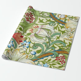 Garden Lily William Morris Bra Vintage Blommigt Presentpapper