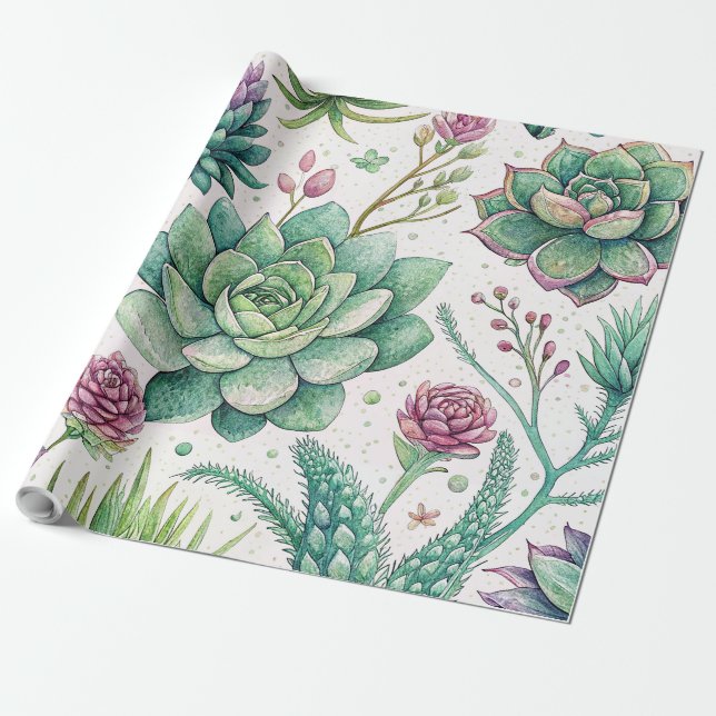 Garden look Gift Wrap Presentpapper (Utrullad)