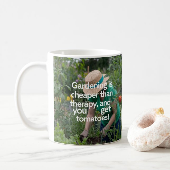 Garden Lovers Therapy Tomates Kaffemugg (Med munk)