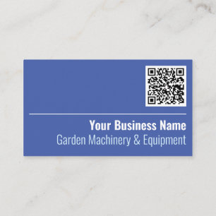 Garden Machines & Equipment QR-kod Visitkort