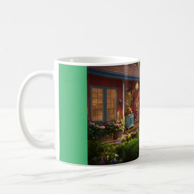 "Garden Magic: Mary Poppins Inspired Mugg" Kaffemugg (Vänster)