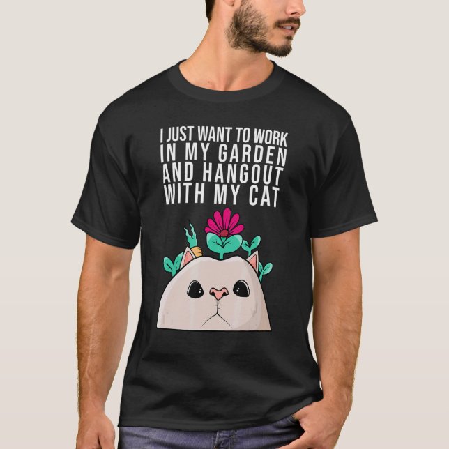 Garden Manar och  växter för kvinnor T Shirt (Framsida)