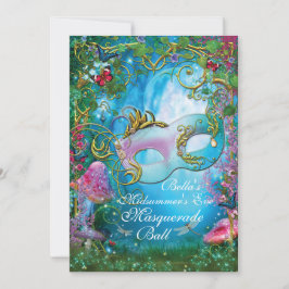 Garden MasquFödelsedagsfest inbjudan